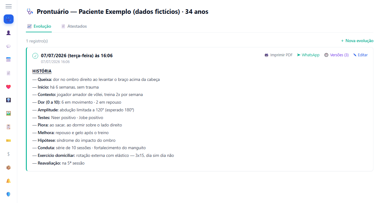Prontuário eletrônico